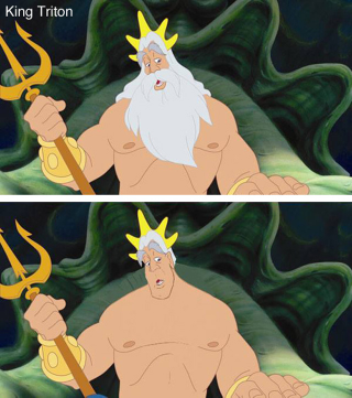 Illustration for article titled Disney Characters Without Their Beards Are Frightening